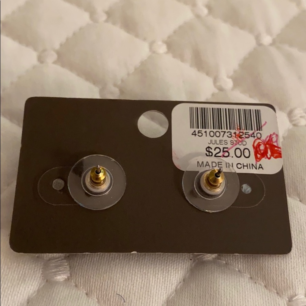 Chico Earring set NWT in gold bag ( pierced ear) - Picture 5 of 6